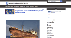 Desktop Screenshot of amazingbeautifulworld.com